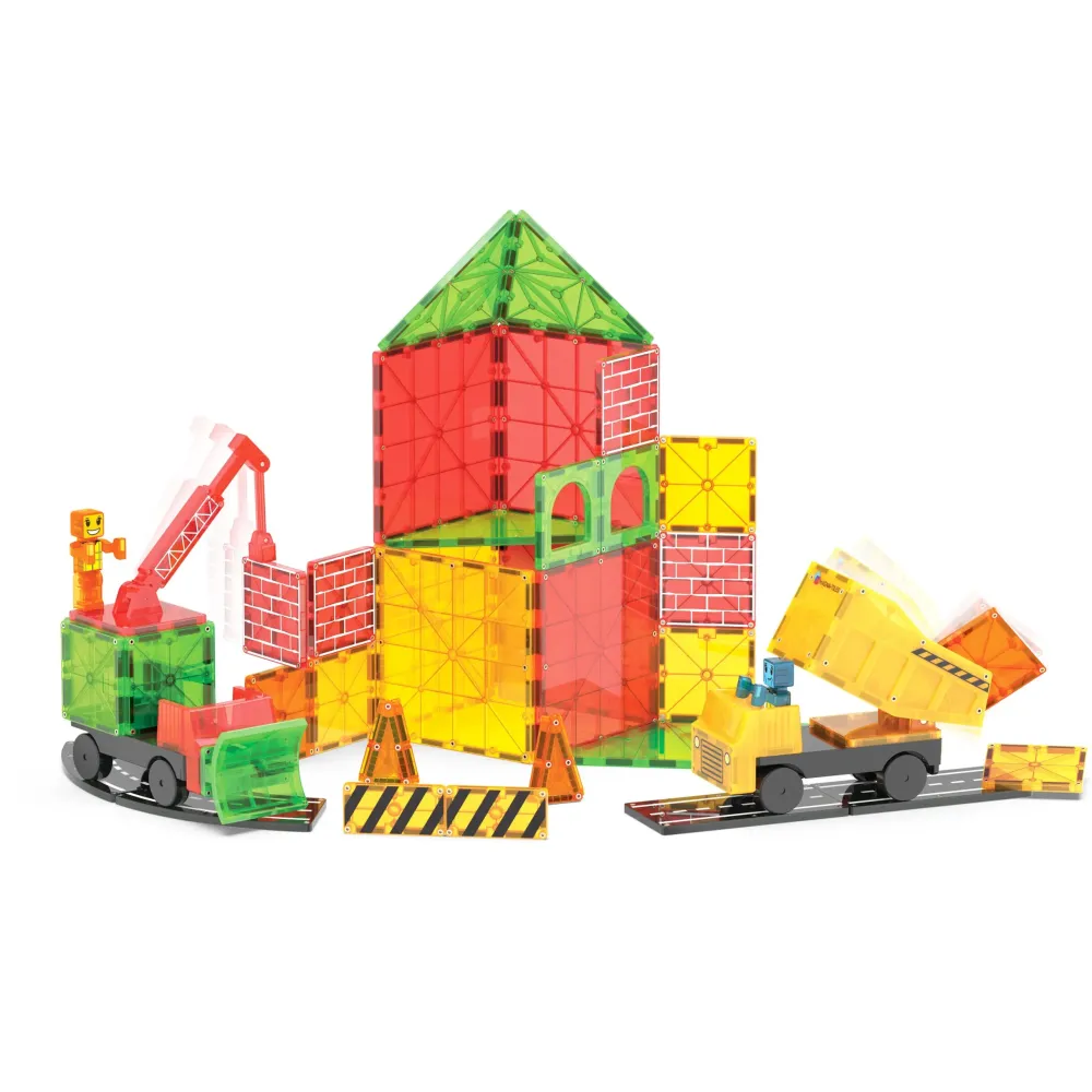 Magna Tiles Magna-T Builder XL Set 50 piezas*Niños Construcciones Magnéticas