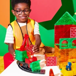 Magna Tiles Magna-T Builder XL Set 50 piezas*Niños Construcciones Magnéticas
