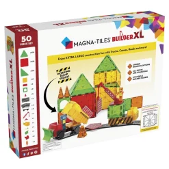 Magna Tiles Magna-T Builder XL Set 50 piezas*Niños Construcciones Magnéticas