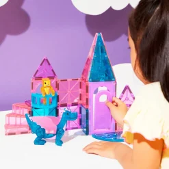Magna Tiles Magna-T Castle Set 25 piezas*Niños Construcciones Magnéticas