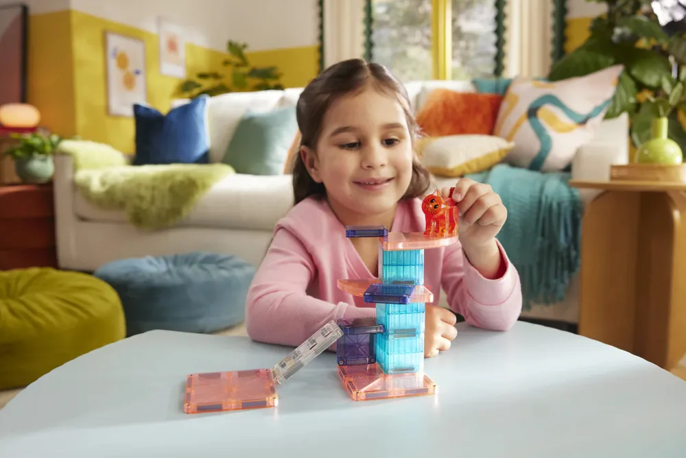 Magna Tiles Magna-T Cat Tree 13 piezas*Niños Construcciones Magnéticas