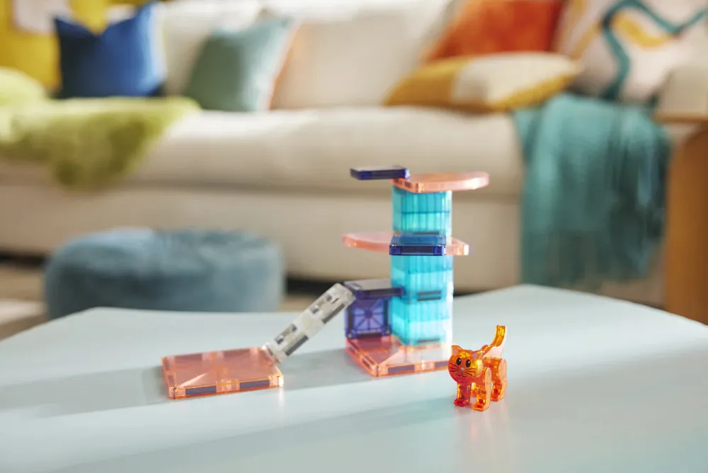 Magna Tiles Magna-T Cat Tree 13 piezas*Niños Construcciones Magnéticas