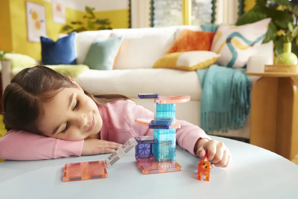Magna Tiles Magna-T Cat Tree 13 piezas*Niños Construcciones Magnéticas