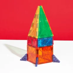 Magna Tiles Magna-T Combo + MicroMags Set 20 piezas*Niños Construcciones Magnéticas