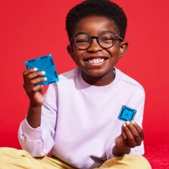 Magna Tiles Magna-T Combo + MicroMags Set 20 piezas*Niños Construcciones Magnéticas