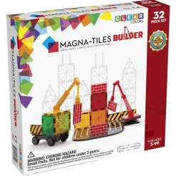 Magna Tiles Magna-T Construction Set 32 piezas*Niños Construcciones Magnéticas