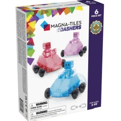 Magna Tiles Magna-T Dashers Set 6 pcs*Niños Construcciones Magnéticas
