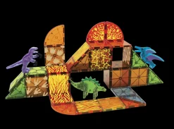 Magna Tiles Magna-T Dino World Set 40 piezas*Niños Construcciones Magnéticas