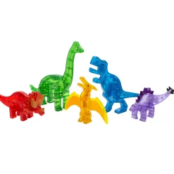 Magna Tiles Magna-T Dino World Set 5 piezas*Niños Construcciones Magnéticas