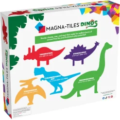 Magna Tiles Magna-T Dino World Set 5 piezas*Niños Construcciones Magnéticas