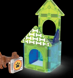 Magna Tiles Magna-T Dog House 13 piezas*Niños Construcciones Magnéticas