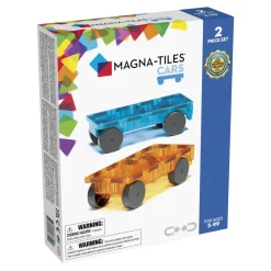 Magna Tiles Magna-T Extras Cars 2 uds*Niños Construcciones Magnéticas