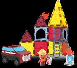 Magna Tiles Magna-T Fire Rescue 27 piezas*Niños Construcciones Magnéticas