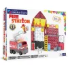 Magna Tiles Magna-T Fire Station Set 50 piezas*Niños Construcciones Magnéticas