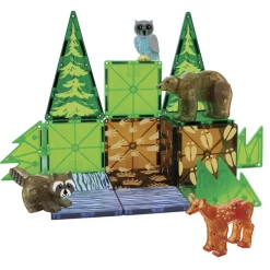 Magna Tiles Magna-T Forest Animals Set 25 piezas*Niños Construcciones Magnéticas
