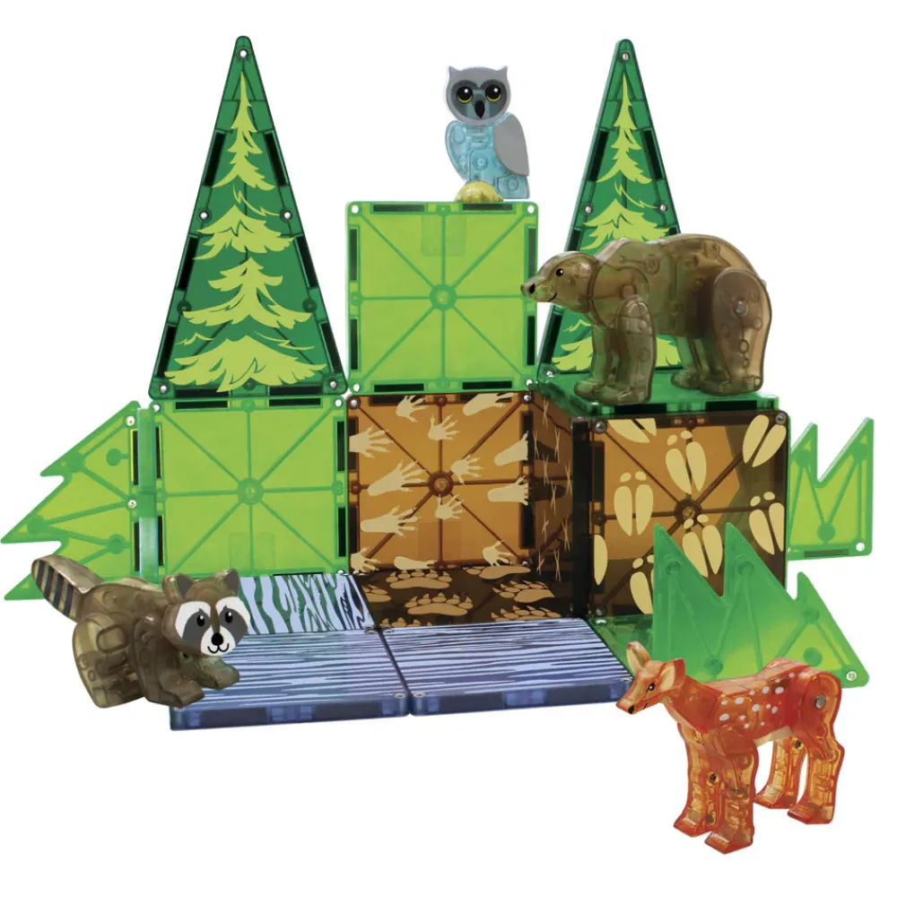 Magna Tiles Magna-T Forest Animals Set 25 piezas*Niños Construcciones Magnéticas