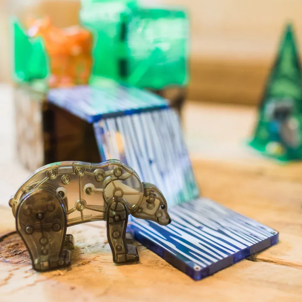 Magna Tiles Magna-T Forest Animals Set 25 piezas*Niños Construcciones Magnéticas