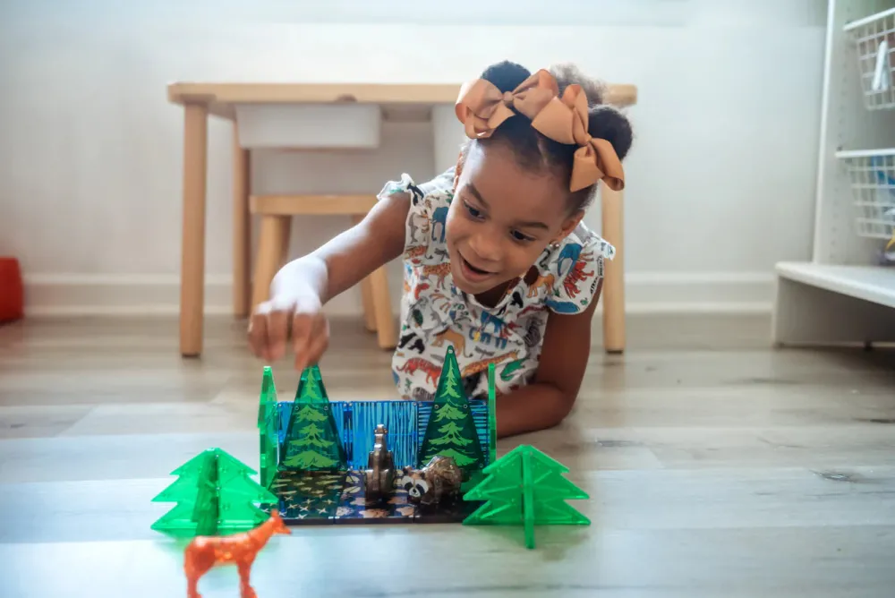 Magna Tiles Magna-T Forest Animals Set 25 piezas*Niños Construcciones Magnéticas
