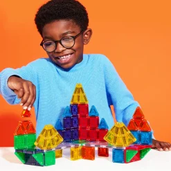 Magna Tiles Magna-T MicroMags Set 70 piezas*Niños Construcciones Magnéticas