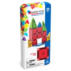 Magna Tiles Magna-T MicroMags Travel Set 26 piezas*Niños Construcciones Magnéticas