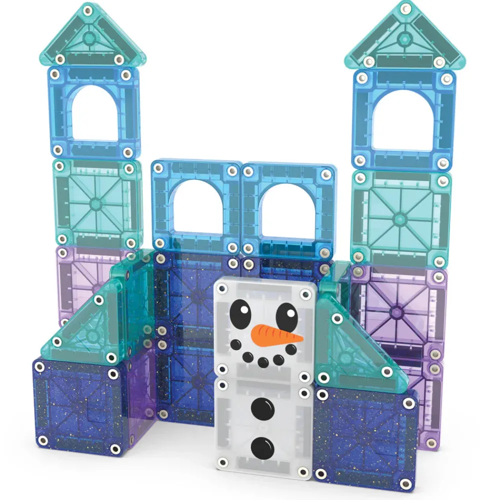Magna Tiles Magna-T MicroMags Winter Travel Set 26 piezas*Niños Construcciones Magnéticas