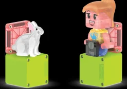 Magna Tiles Magna-T Pet Playhouse Set 50 piezas*Niños Construcciones Magnéticas