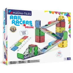 Magna Tiles Magna-T Rail Racers Set 90 piezas*Niños Construcciones Magnéticas