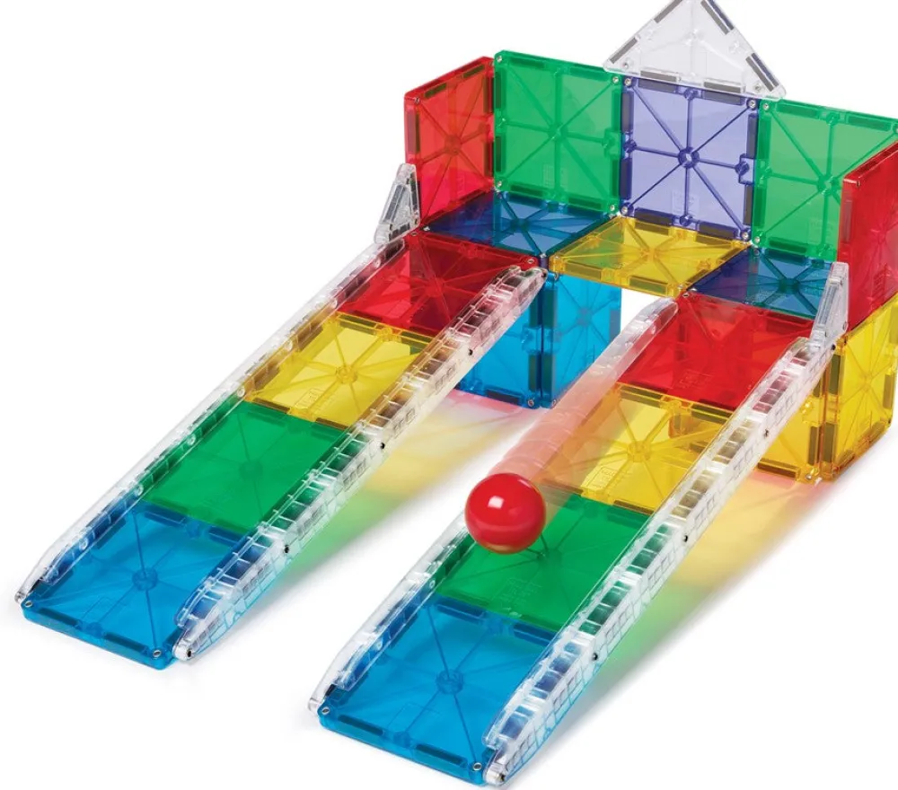 Magna Tiles Magna-T Rail Racers Set 33 piezas*Niños Construcciones Magnéticas