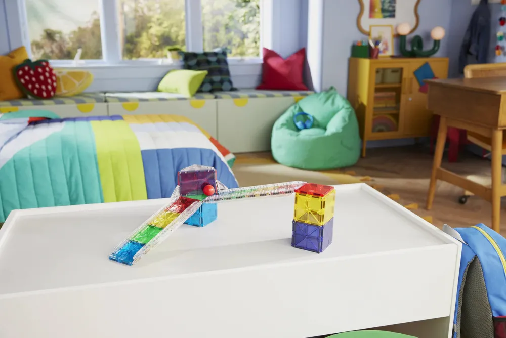 Magna Tiles Magna-T Rail Racers Set 33 piezas*Niños Construcciones Magnéticas