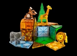 Magna Tiles Magna-T Safari Animals Set 25 piezas*Niños Construcciones Magnéticas