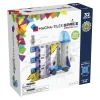 Magna Tiles Magna-T Space + MicroMags Set 32 piezas*Niños Construcciones Magnéticas