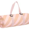 Monnëka Manta Picnic Stripes Pink 140 x 170* Toallas De Playa Para Adultos