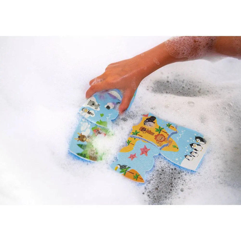 Janod Mapa del Mundo de Baño*Niños Juguetes Montessori|Juguetes De Baño