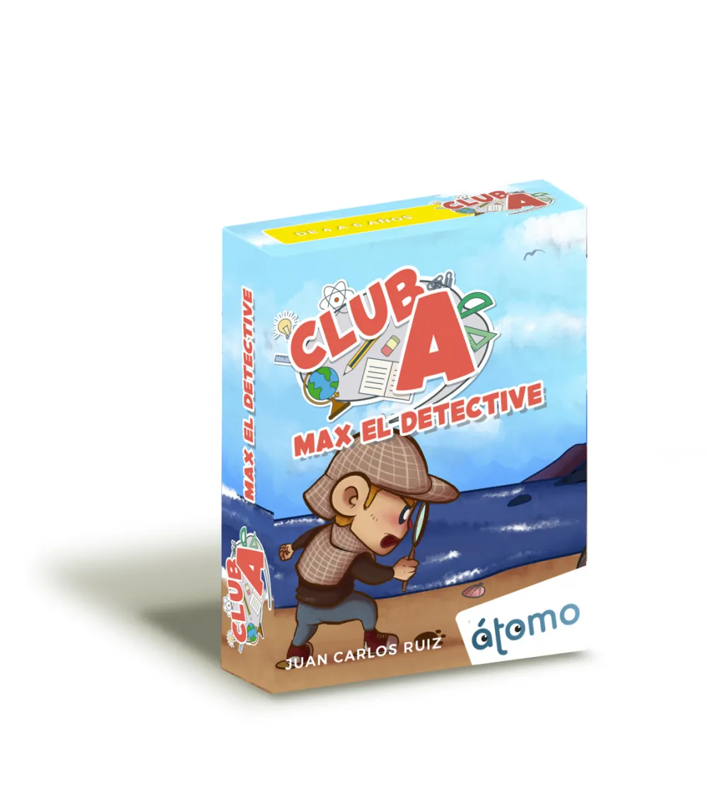 Átomo Games Max el Detective-Club A*Niños Átomo Games|Juegos De Mesa De Viaje