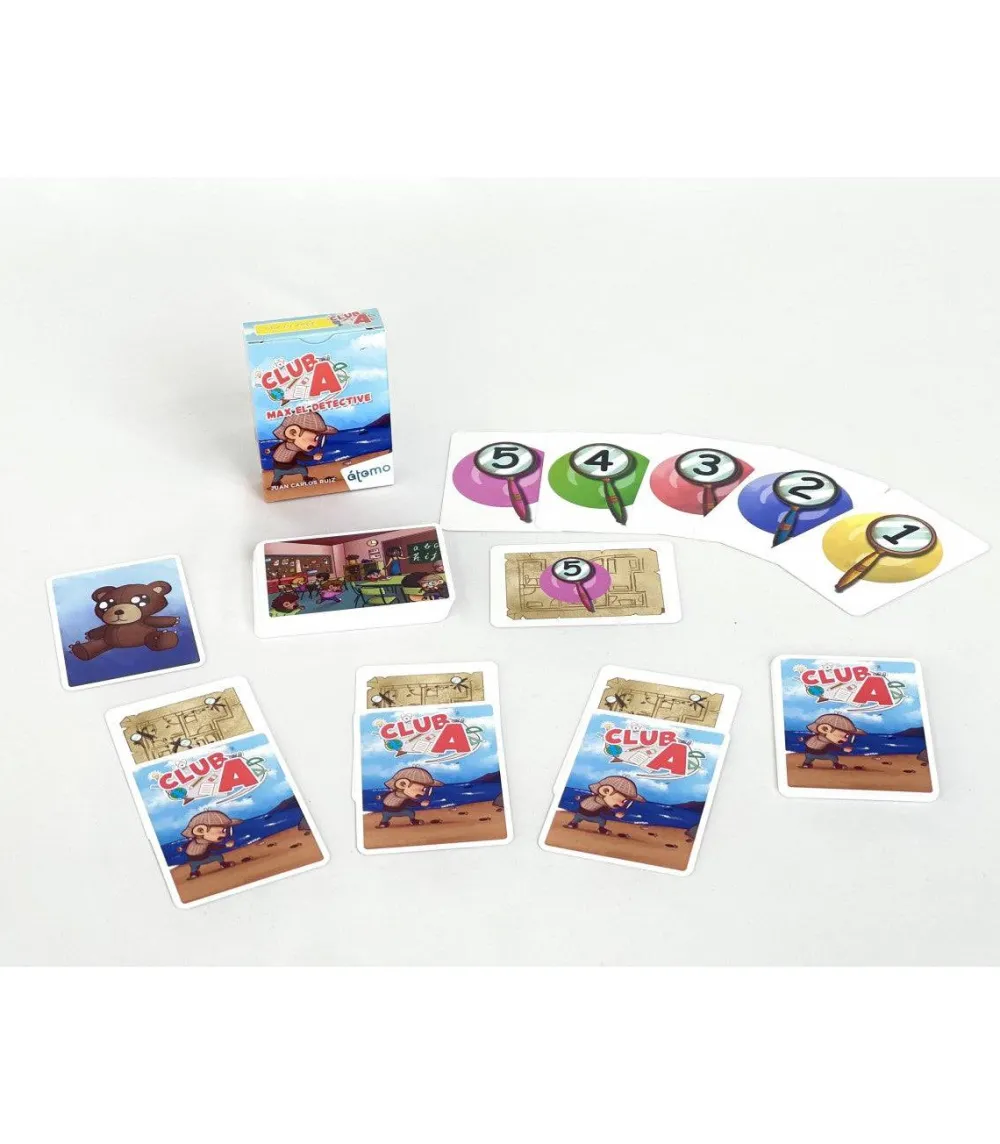 Átomo Games Max el Detective-Club A*Niños Átomo Games|Juegos De Mesa De Viaje