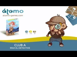 Átomo Games Max el Detective-Club A*Niños Átomo Games|Juegos De Mesa De Viaje