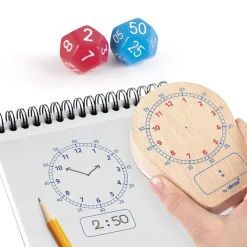Akros Maxi sello ¿Qué hora es?*Niños Kit De Manualidades|Juguetes Y Juegos Motricidad Fina