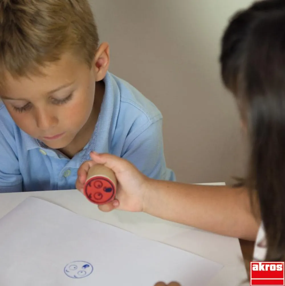Akros Maxi sellos 10 emociones*Niños Kit De Manualidades|Juguetes Y Juegos Motricidad Fina