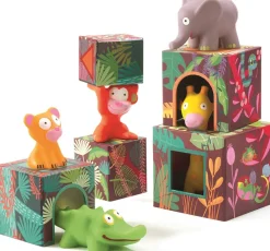 Djeco MAXI Topanijungle ·*Niños Juguetes Apilables