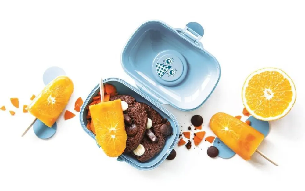 Monbento MB Gram Azul Infinity* Cajas De Almuerzo Infantil·Con Compartimentos