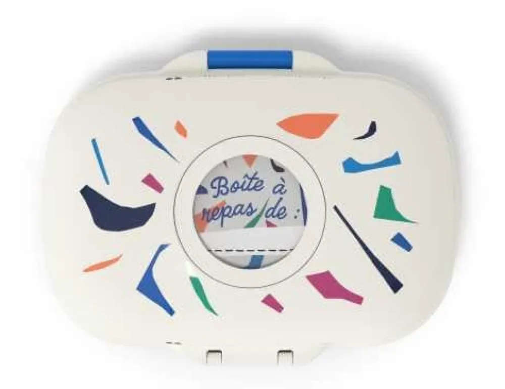 Monbento MB Gram Catimini Blue Terrazo* Cajas De Almuerzo Infantil·Con Compartimentos