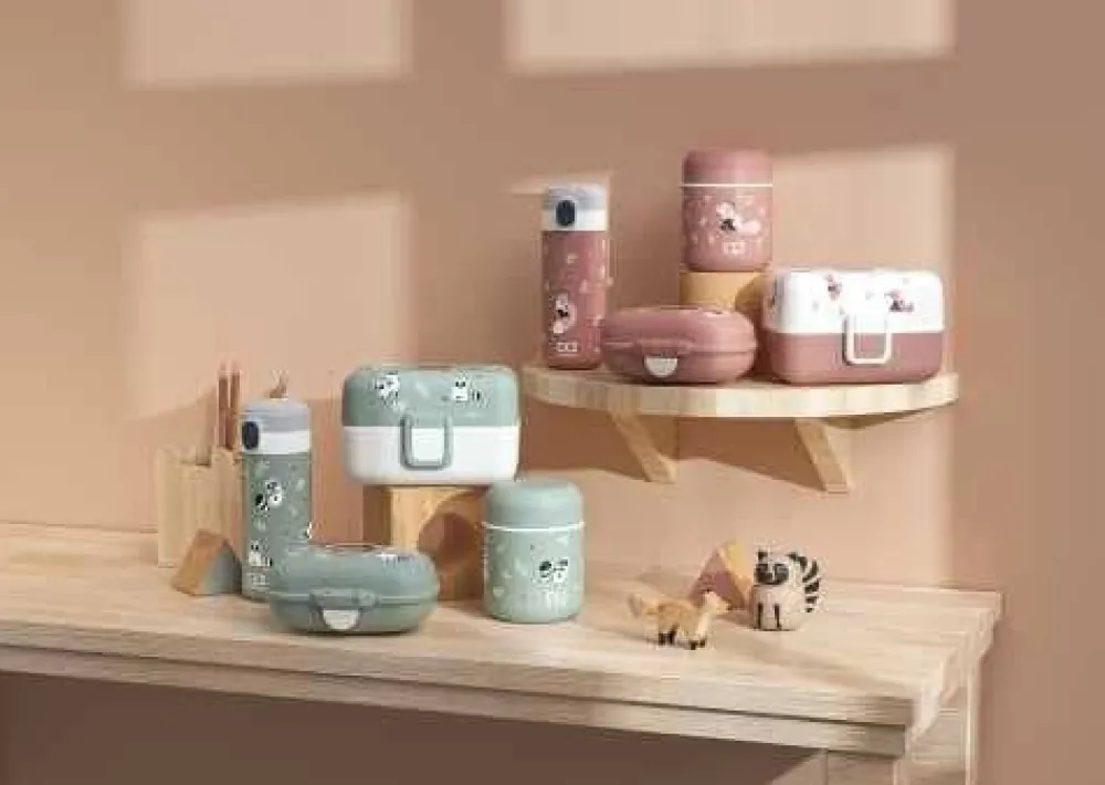 Monbento MB Gram Fox* Cajas De Almuerzo Infantil·Con Compartimentos