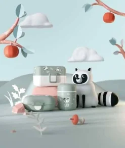 Monbento MB Gram Mapache* Cajas De Almuerzo Infantil·Con Compartimentos
