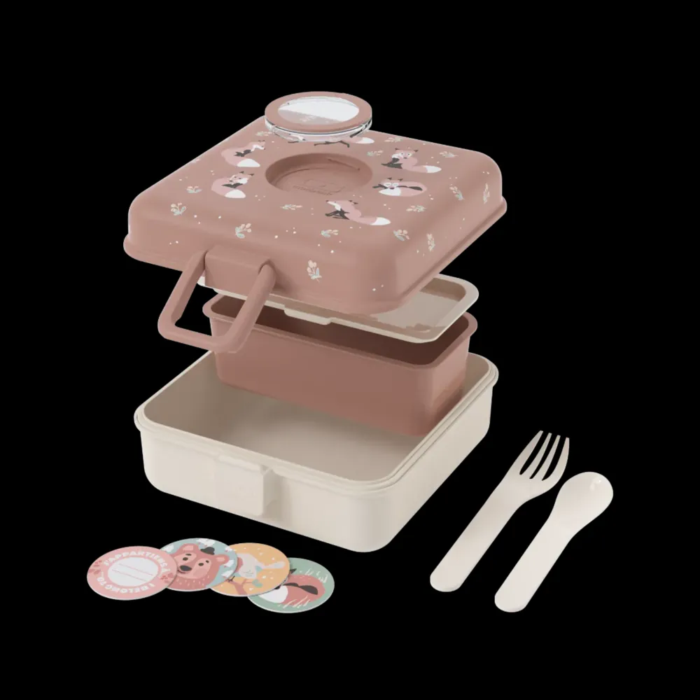 Monbento MB Snaky Fox* Cajas De Almuerzo Infantil·Con Compartimentos