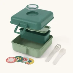 Monbento MB Snaky Green Forest* Cajas De Almuerzo Infantil·Con Compartimentos