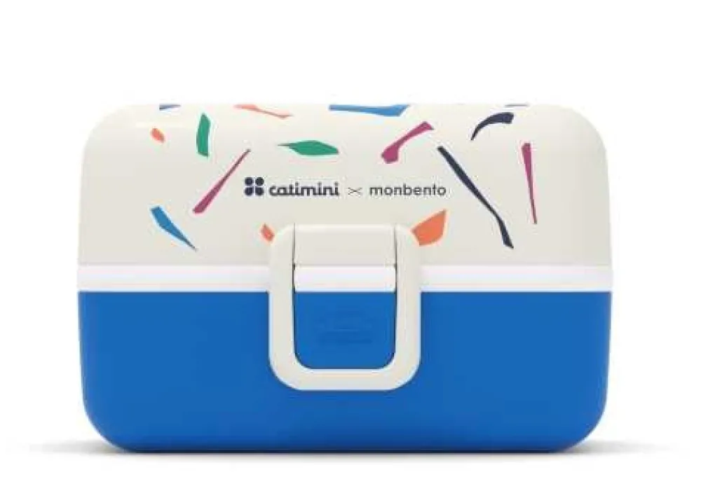 Monbento MB Tresor Fox Catimini Blue Terrazo* Cajas De Almuerzo Infantil·Con Compartimentos