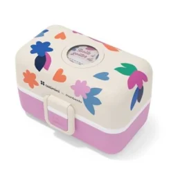 Monbento MB Tresor Fox Catimini Cream Pink* Cajas De Almuerzo Infantil·Con Compartimentos
