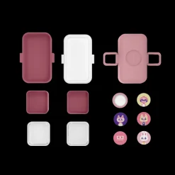 Monbento MB Tresor Rosa Blush* Cajas De Almuerzo Infantil·Con Compartimentos
