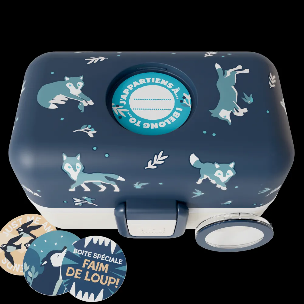 Monbento MB Tresor Wolf* Cajas De Almuerzo Infantil·Con Compartimentos