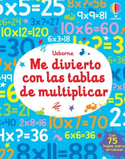 Usborne Me divierto con las tablas de multiplicar*Niños Libros Pasatiempos Para Niños Y Niñas